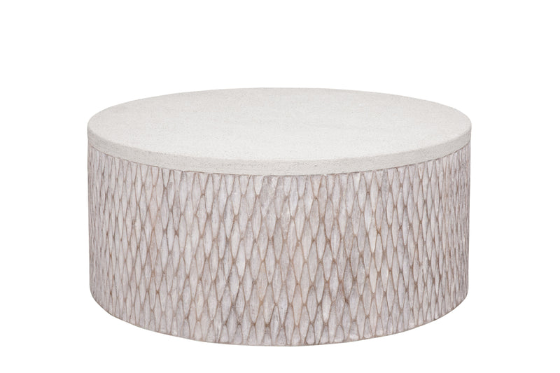 Brewer - Accent Cocktail Table - White