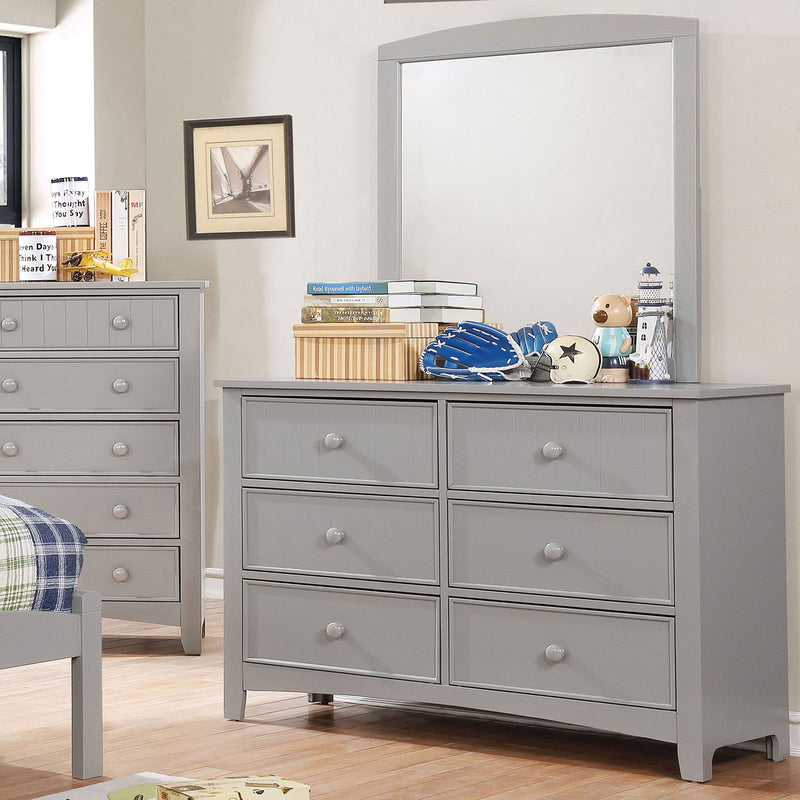 Caren - Dresser - Gray - Grand Furniture GA