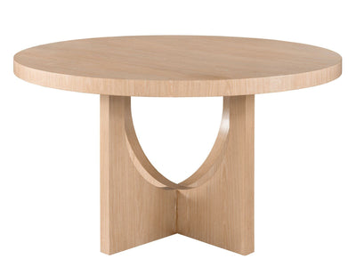 Nomad - Callon Round  Dining Table - Light Brown