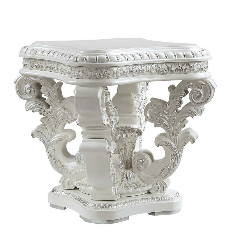 Vanaheim - End Table - Antique White Finish - Grand Furniture GA