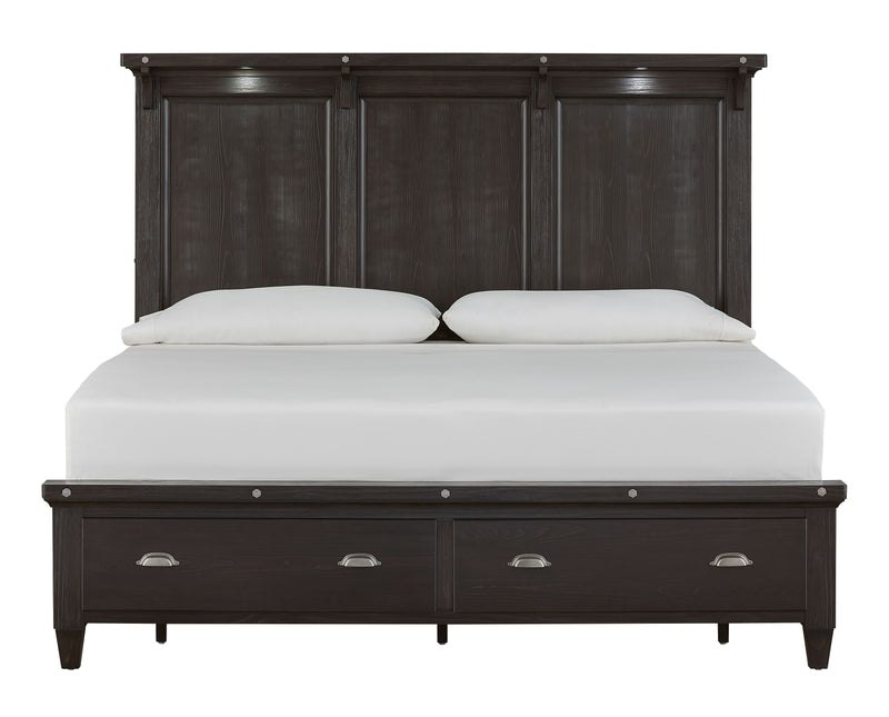 Sierra - Complete Lighted Panel Storage Bed.