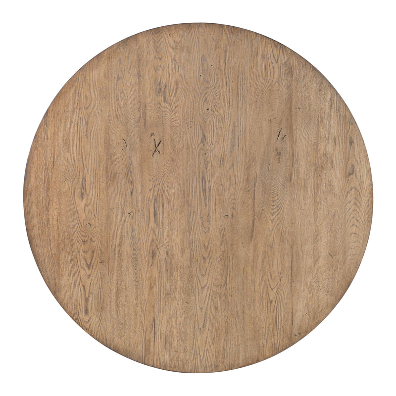 Commerce And Market - Round Cocktail Table - Medium Wood.