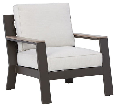 Tropicava - Taupe / White - Lounge Chair W/Cushion.