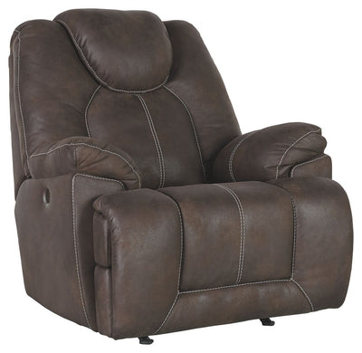 Warrior - Brown Dark - Power Rocker Recliner.