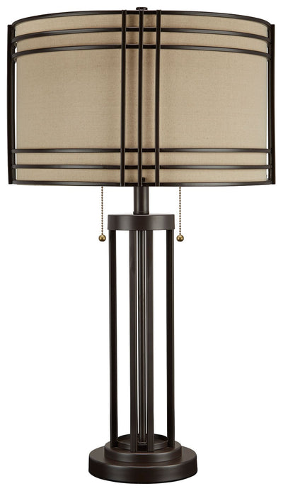 Hanswell - Dark Brown - Metal Table Lamp.