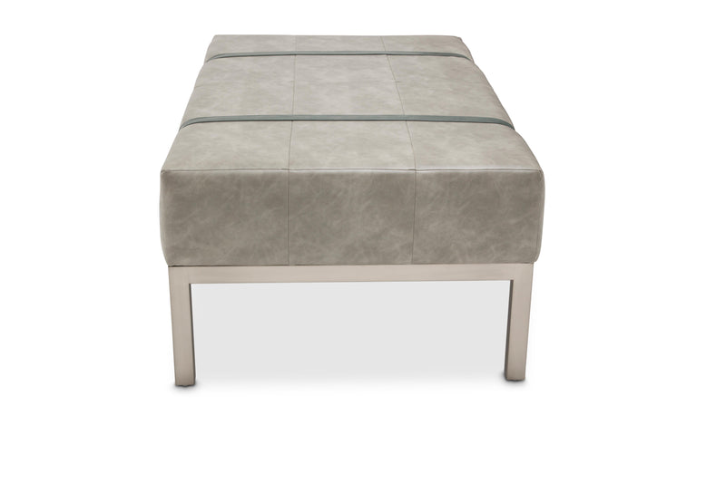 Menlo Station - Rectangular Cocktail Ottoman - Eucalyptus