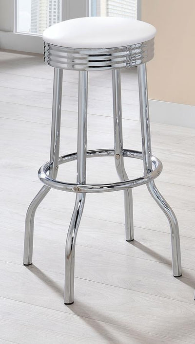 Theodore - Upholstered Top Bar Stools (Set of 2)