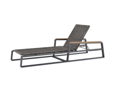 Coastal Living Outdoor - San Clemente Chaise Lounge - Black.