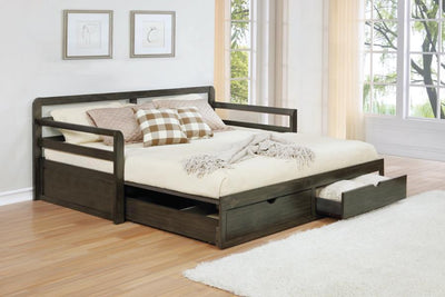 Sorrento - 2-Drawer Twin Daybed With Extension Trundle - Gray - Grand Furniture GA