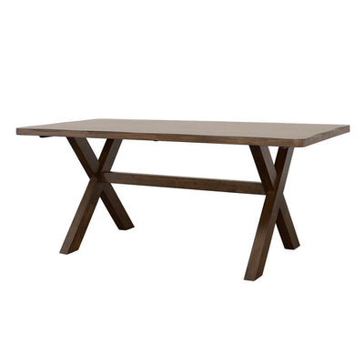 Alston - X-Shaped Dining Table - Knotty Nutmeg - Dining Tables - Grand Furniture GA