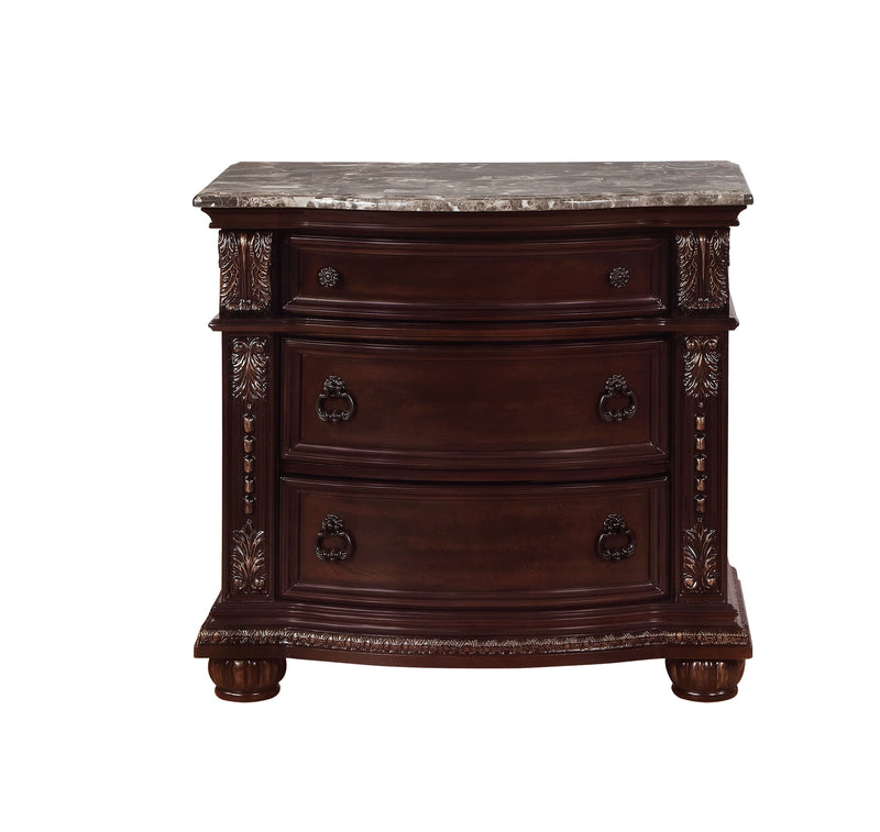 Stanley - Nightstand - Cherry - Accent Nightstands - Grand Furniture GA