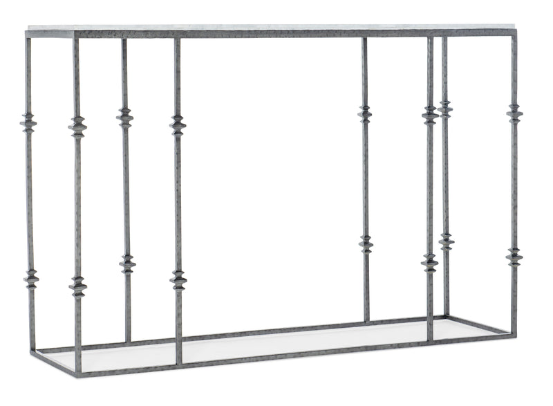 Commerce And Market - Small Stone And Metal Console.