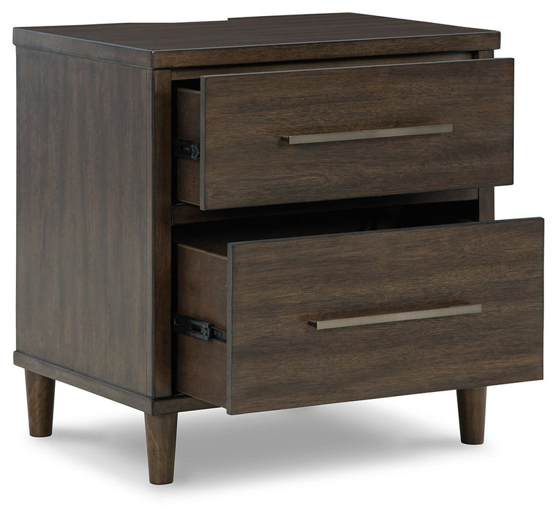 Wittland - Brown - Two Drawer Night Stand.