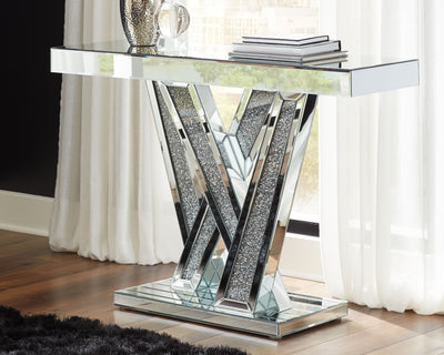 Gillrock - Metallic - Console Table.