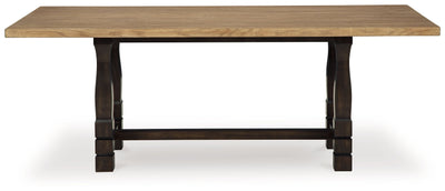 Charterton - Two-tone Brown - Rectangular Dining Room Table.