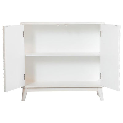 Gambon - Rectangular 2-Door Accent Cabinet - White.