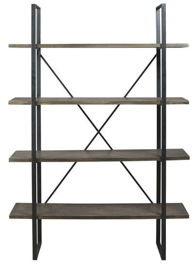 Gilesgrove - Black / Gray - Bookcase.