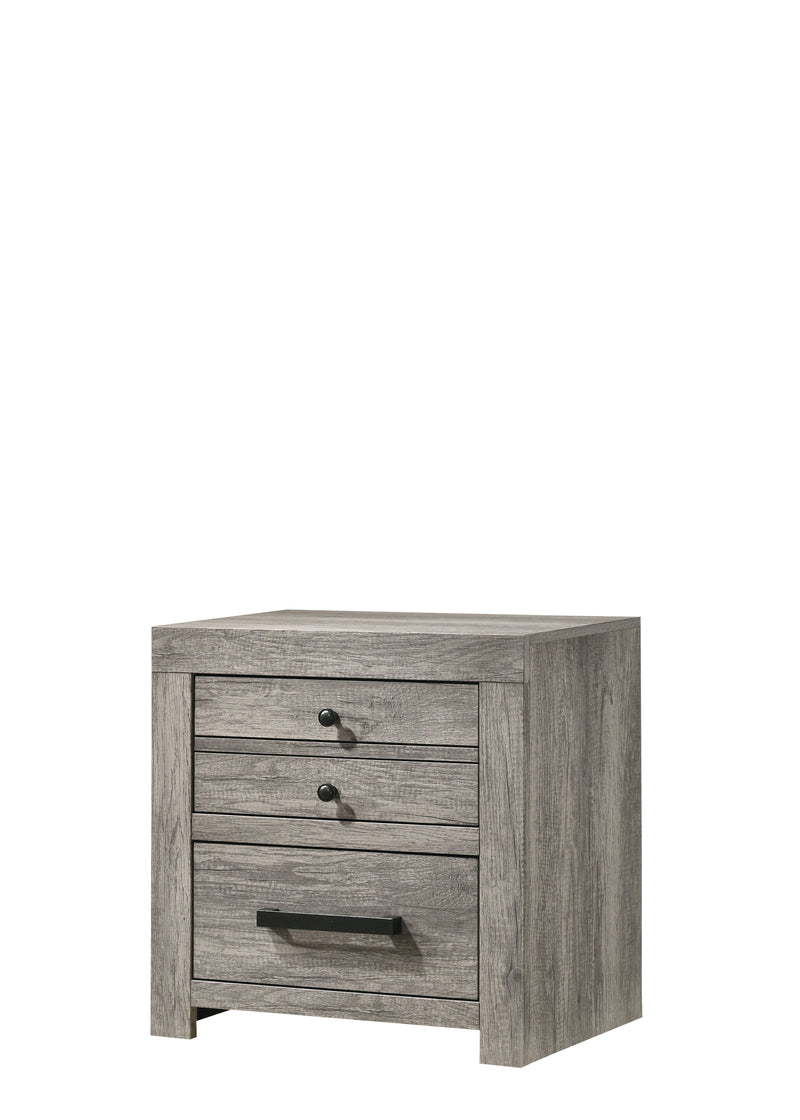 Tundra - Nightstand - Gray - Grand Furniture GA