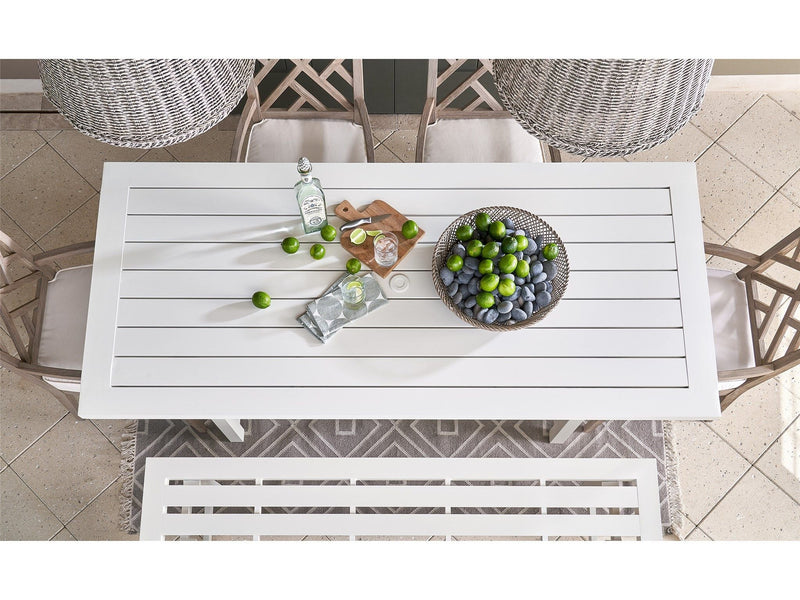 Coastal Living Outdoor - Tybee Dining Bench - White.