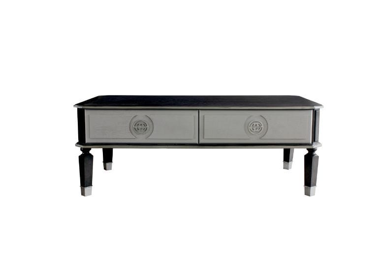 House - Beatrice Coffee Table - Charcoal & Light Gray Finish - Grand Furniture GA