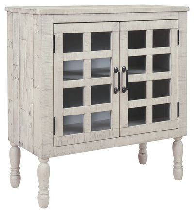 Falkgate - Whitewash - Accent Cabinet.