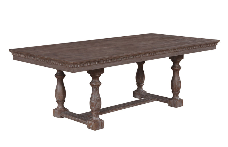 Regent - Dining Table - Charcoal Black.