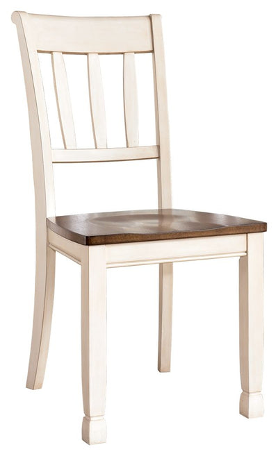 Whitesburg - Brown / Cottage White - Dining Room Side Chair (Set of 2).