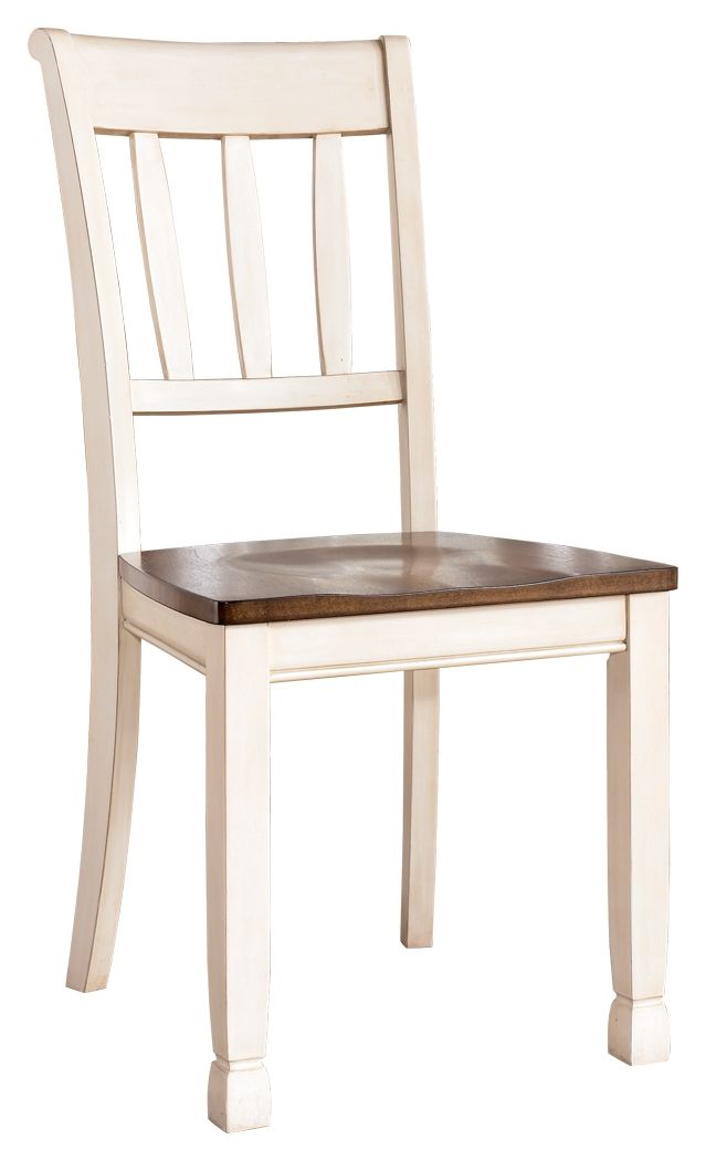 Whitesburg - Brown / Cottage White - Dining Room Side Chair (Set of 2).
