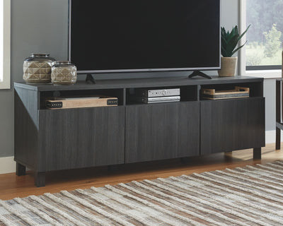 Yarlow - Black - Extra Large TV Stand.