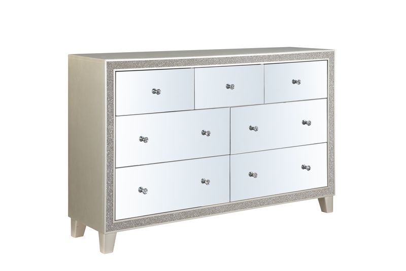 Sliverfluff - Dresser - Mirrored & Champagne Finish - Grand Furniture GA