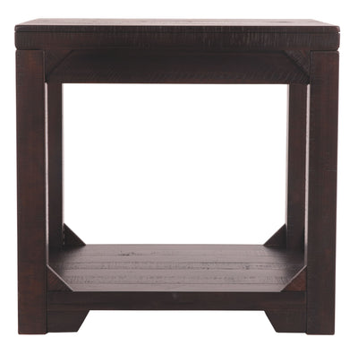 Rogness - Rustic Brown - Rectangular End Table.