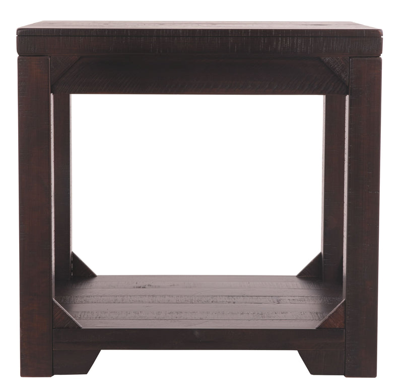 Rogness - Rustic Brown - Rectangular End Table.