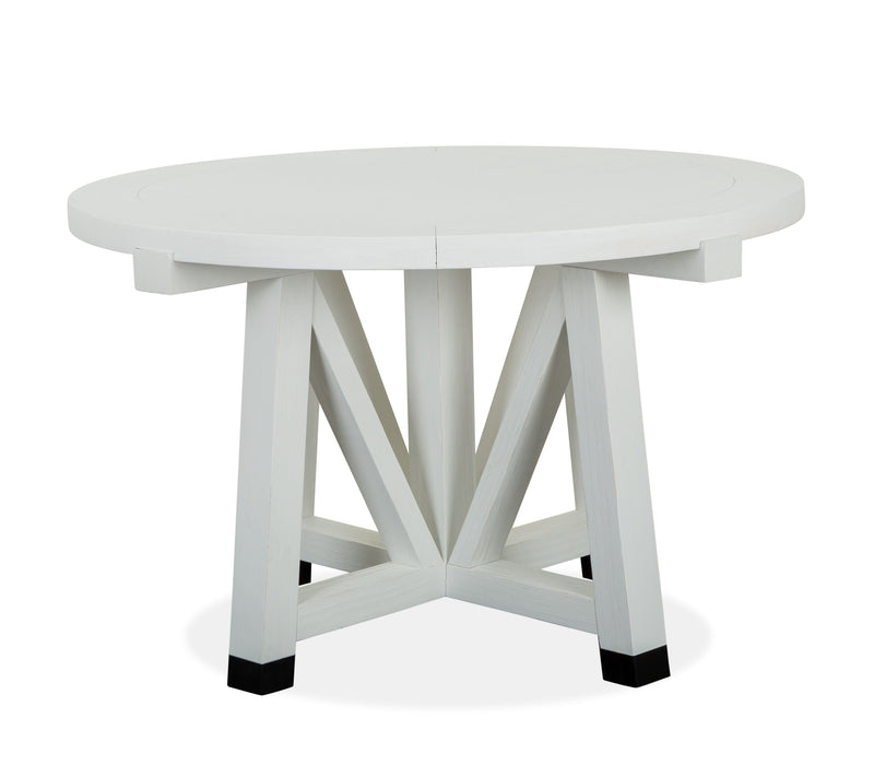 Harper Springs - Round Dining Table - Silo White.