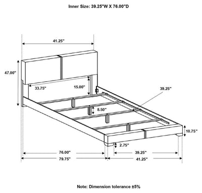 Conner - Upholstered Panel Bed - Grand Furniture GA