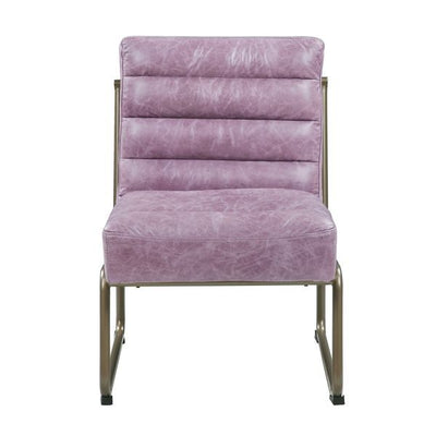 Loria - Accent Chair - Wisteria - Top Grain Leather