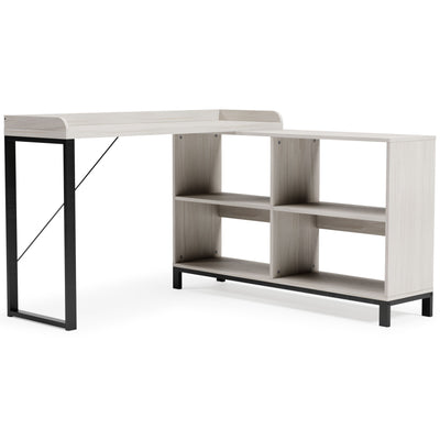 Bayflynn - White / Black - L-desk.