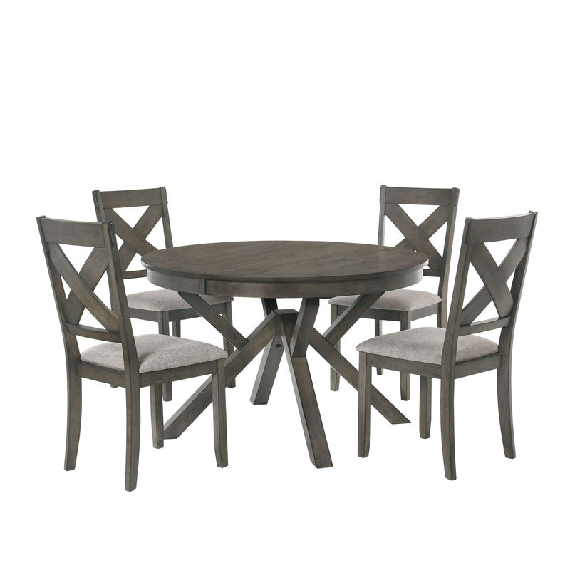 Gulliver - Round Table - Rustic Brown