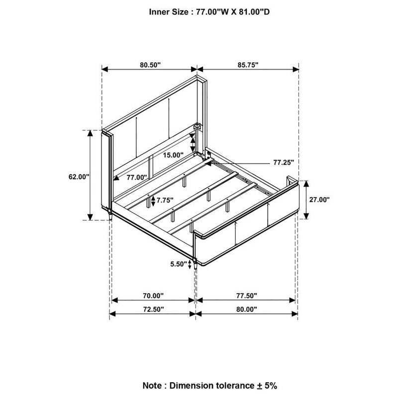 Alderwood - Upholstered Panel Bed - Upholstered Beds - Grand Furniture GA