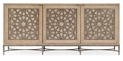 Melange - Suzani 3-Door Entertainment Console