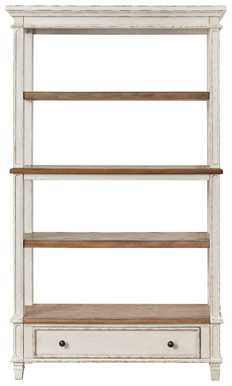 Realyn - Brown / White - Bookcase.