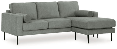 Hazela - Charcoal - Sofa Chaise.