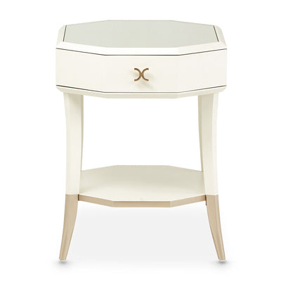 La Rachelle - Octagonal End Table - Champagne