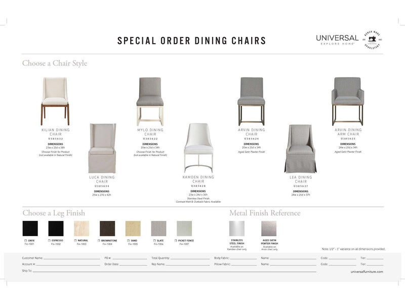 Kamden - Dining Chair - Special Order - White