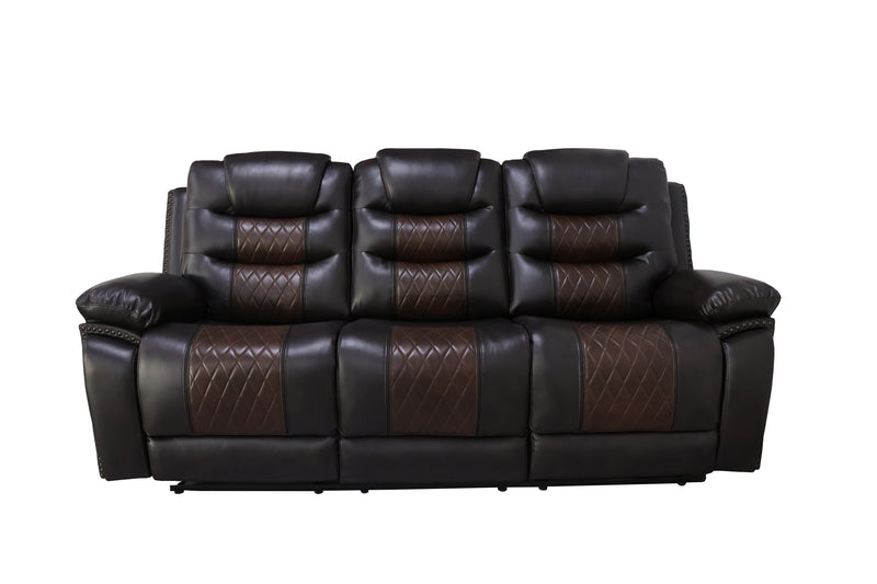 Nikko - Sofa With Power Footrest - Brown