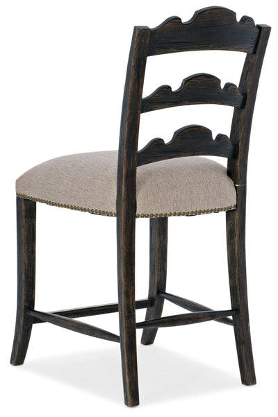 La Grange - Twin Sisters Ladderback Counter Stool