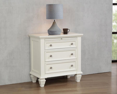 Sandy Beach - 3-drawer Nightstand - Grand Furniture GA