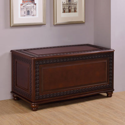 Finlay - Flip Open Storage Cedar Chest - Deep Tobacco - Accent Chests - Grand Furniture GA