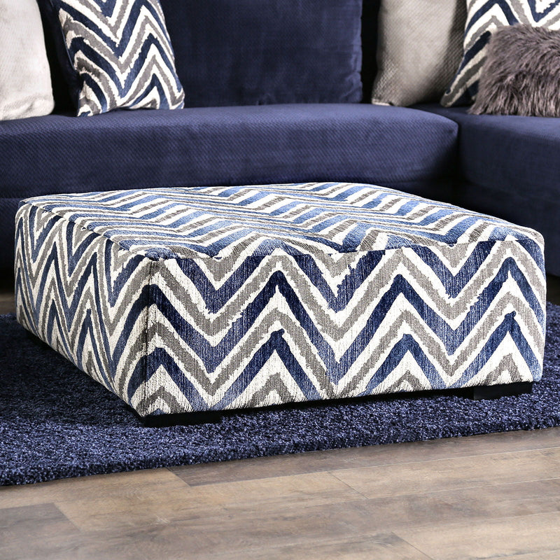 Griswold - Ottoman - Zigzag Multi - Grand Furniture GA