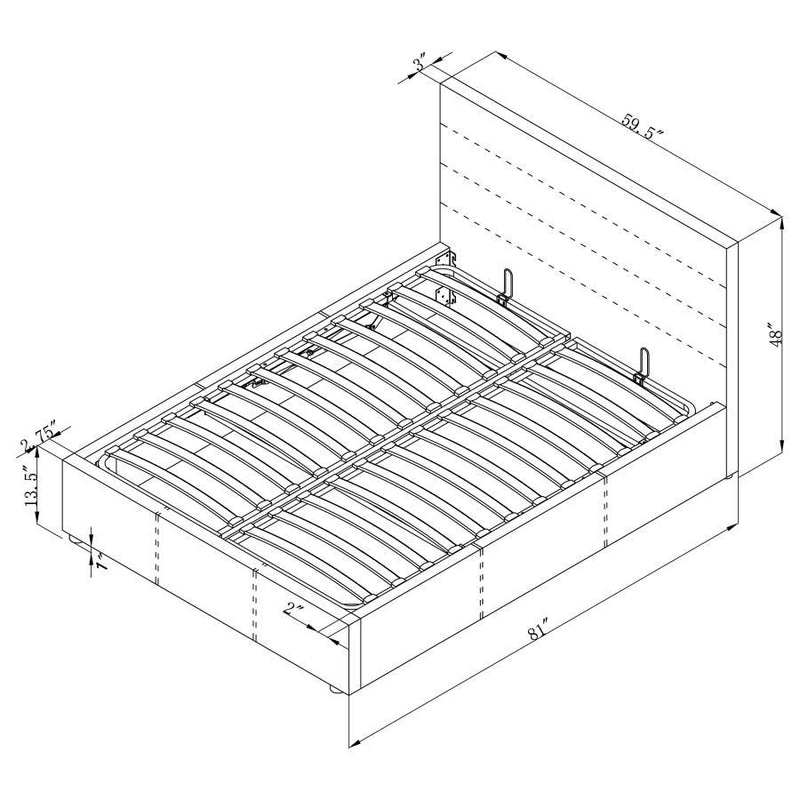 Riverbend - Upholstered Storage Bed - Grand Furniture GA