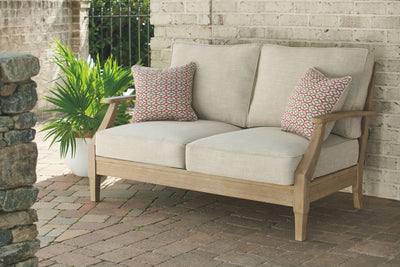 Clare - Beige - Loveseat W/Cushion.